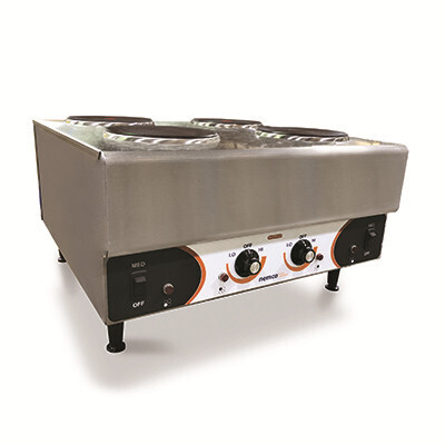 Nemco 6311-4-240 Hotplate, (4) burner, 24” W,