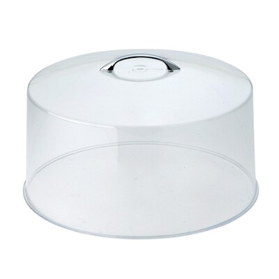 Winco CKS-13C Cake Stand Cover, 12&quot; dia. x 6-4/5&quot;H, round, assembly required, plastic