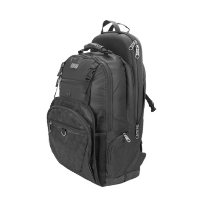 Winco KBP-S Acero Backpack/Knife Case Set, includes: (1) 10-slot hard knife case  and (1) black polyester backpack