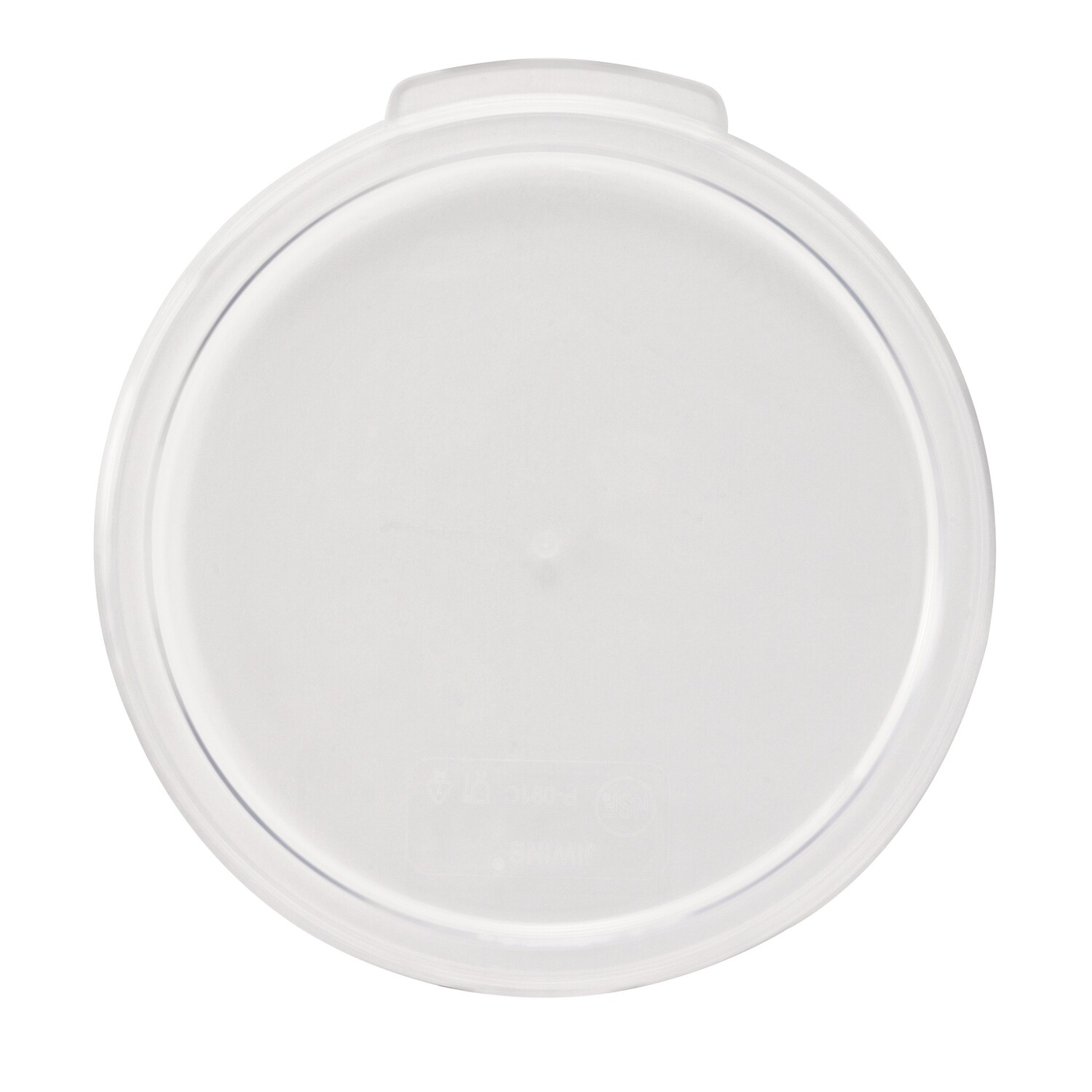 Winco PCRC-24C  Cover Only, fits 2 qt. &amp; 4 qt., 7-9/16&quot; x 7-7/8&quot; x 7/16&quot;H, round, clear, polycarbonate