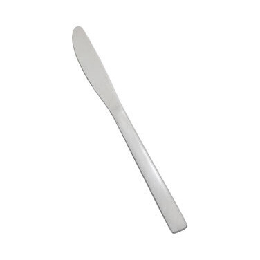 Winco 0012-08 Windsor Dinner Knife, Stainless Steel, Medium Weight, Vibro Finish