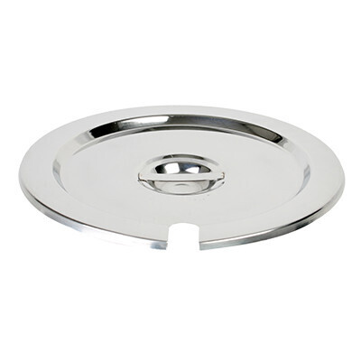 Thunder SLIP008  Inset Cover, fits 11 quart size inset, slotted, fits SLIP004, stainless steel