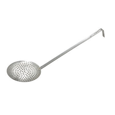 Winco SCS-6 Round Skimmer, Perforated, Stainless Steel