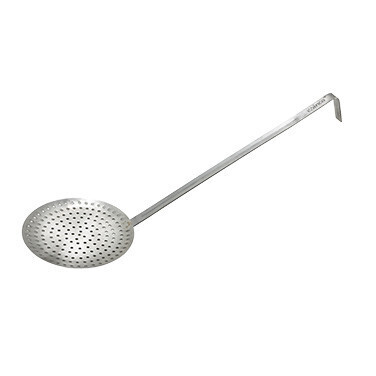 Winco  SCS-6 Round Skimmer, Perforated, Stainless Steel