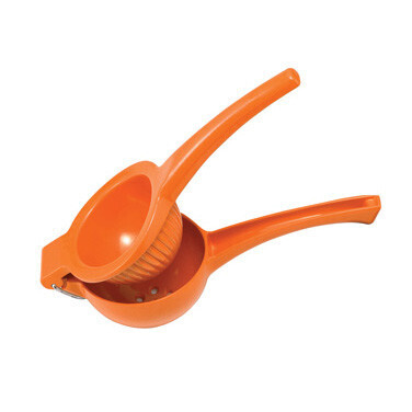 Winco LS-9O Orange Squeezer, 3-1/2" dia., 9-1/8"L, dishwasher safe, enamel coated, aluminum, orange
