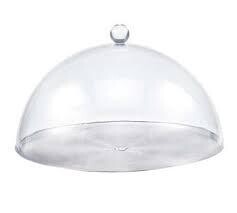 Crestware ACC12 Dome Cake Cover, 12&quot; clear acrylic, with knob handle