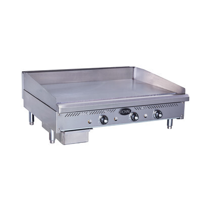 Royal Range RTG-36 Countertop, 36&quot; W Griddle, Gas, 1&quot; thick plate