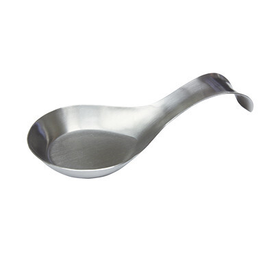 TableCraft HB-1 Spoon Rest, single, 8&quot; x 3-7/8&quot; x 1-5/8&quot;, dishwasher safe, brushed finish, stainless steel