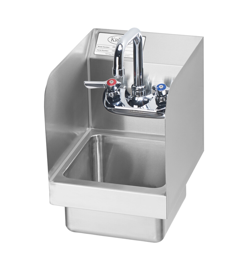 Krowne HS-19 ManiMax Hand sink w/splashes