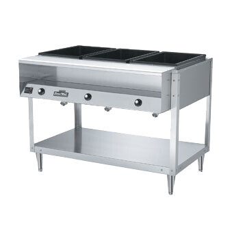 Vollrath 38118 Steam Table, 4 Wells Electric Four Pan Hot Food Table 208/240V - Sealed Well