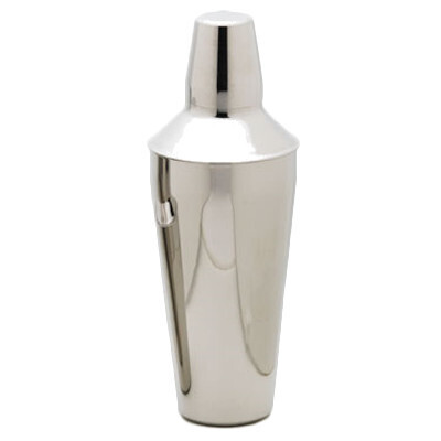 Royal Industries ROY-CST-3 Cocktail Shaker Set, 3 Pieces, Stainless Steel, 28 oz.