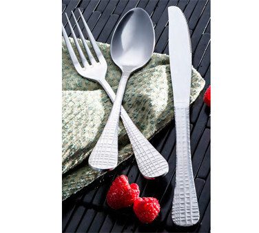 International Tableware DR-114 Dresden Dessert Spoon, Stainless Steel, 7.25&quot; - 1 Dozen