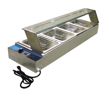 Omcan 42157  Bain Marie Food Pan Warmer, Countertop, 46&quot;W x 13-7/8&quot;D x 12-13/32&quot;H