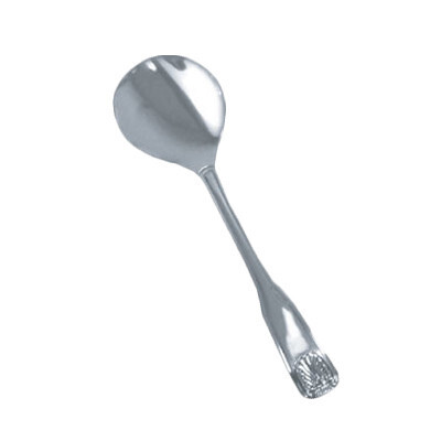 Thunder SLSS003  Bouillon Spoon, 6.22&quot;, 18/0 stainless steel, mirror-finish, Sea Shell