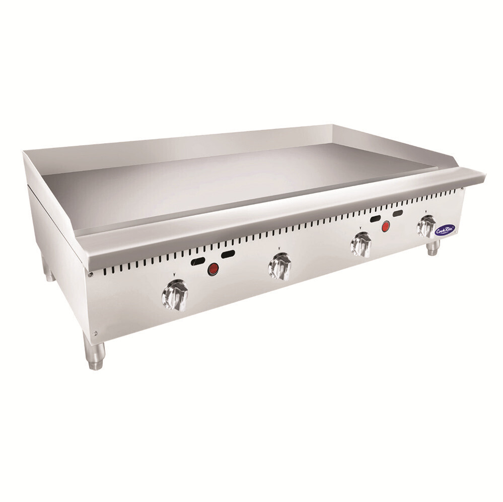 Atosa ATTG-48 CookRite Heavy Duty Griddle, Gas, Countertop, 1&quot; Thick Griddle Plate
