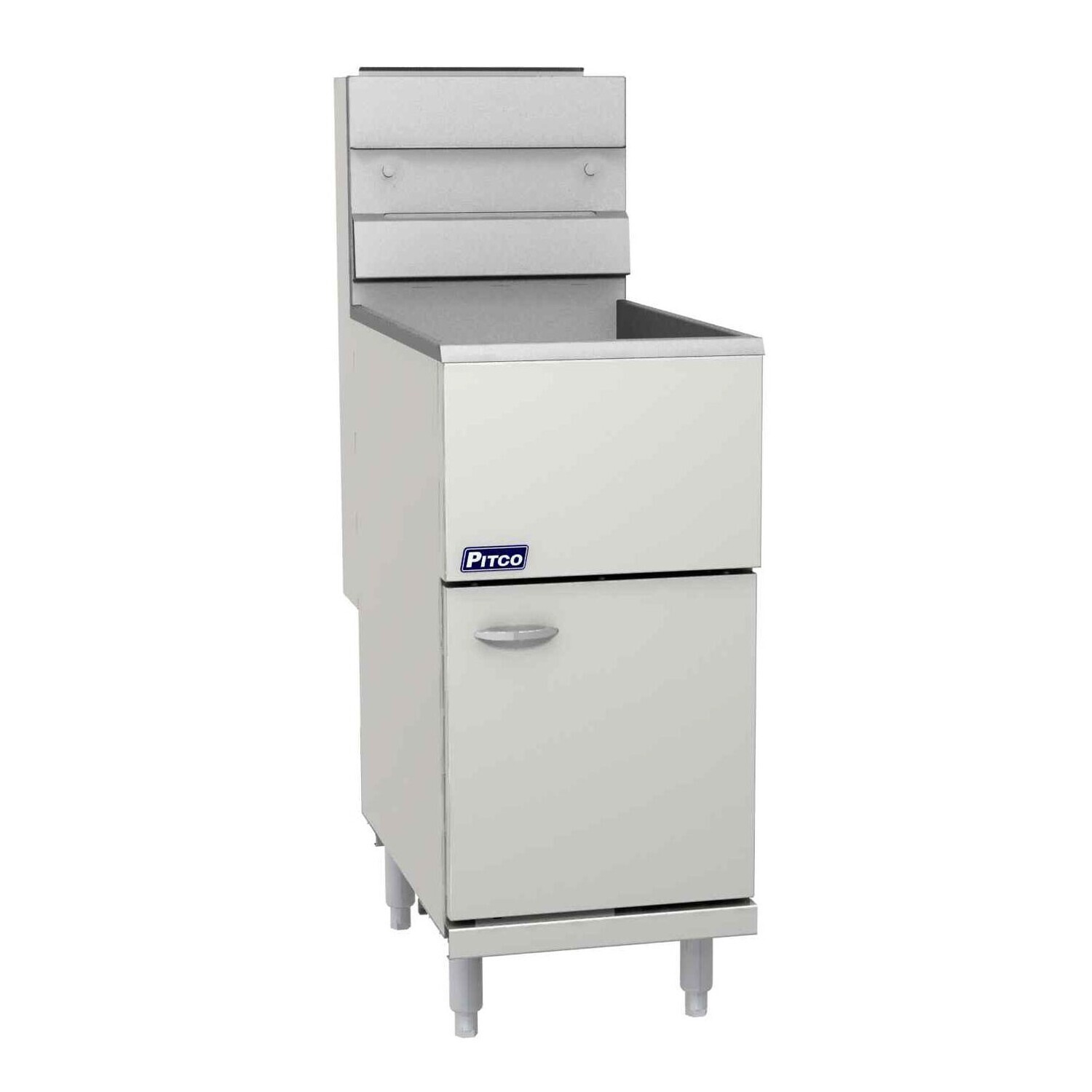 Pitco 35C+S Floor Model Fryer, Natural Gas, 35-40 lb.