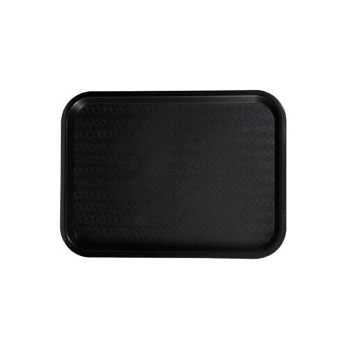 Winco FFT-1216K Fast Food Tray, Polypropylene, Black, 12&quot; x 16&quot;