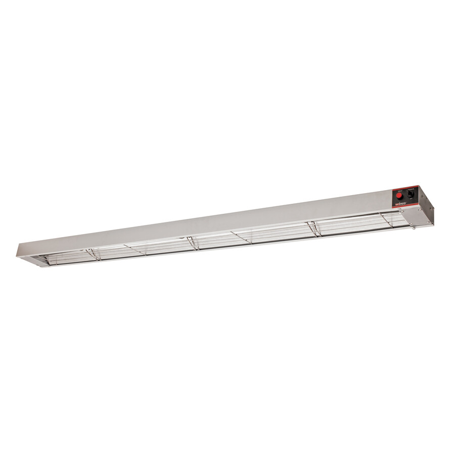Winco ESH-48  Strip Heater, electric, 48&quot;, tubular sheath heating element, extruded aluminum body, with undermount brackets, 120v/60/1-ph, 9.1 amp, 1.1kW, cETLus, ETL-Sanitation
