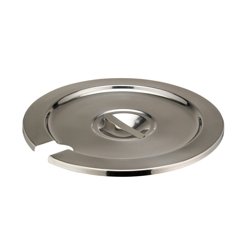 Winco INSC-7M Inset Cover For 7 qt., Heavy Weight Stainless Steel, Mirror Finish