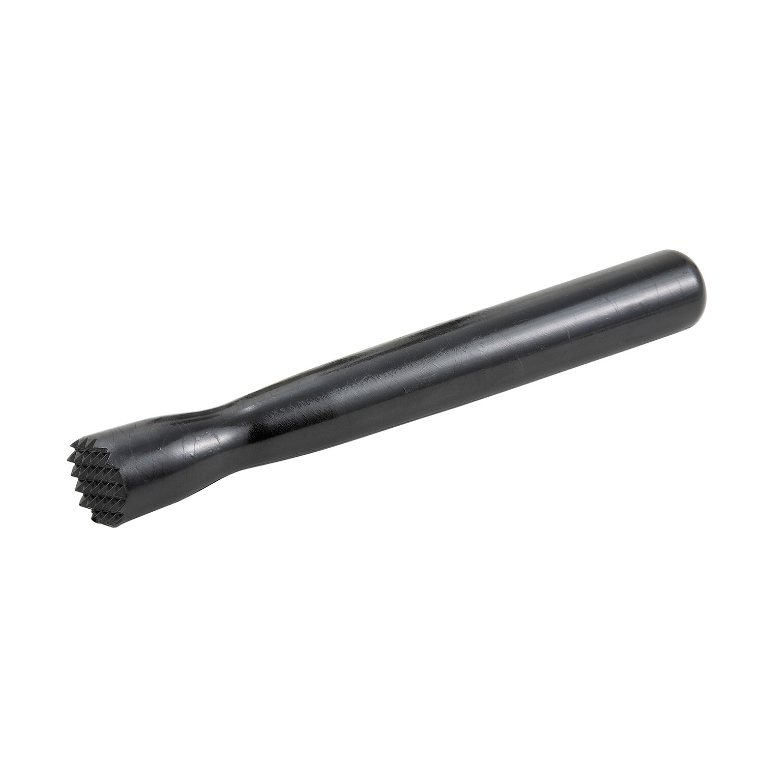 Winco PBM-8N Bar Muddler, Netted Head, Polycarbonate, Black, 8&quot;L