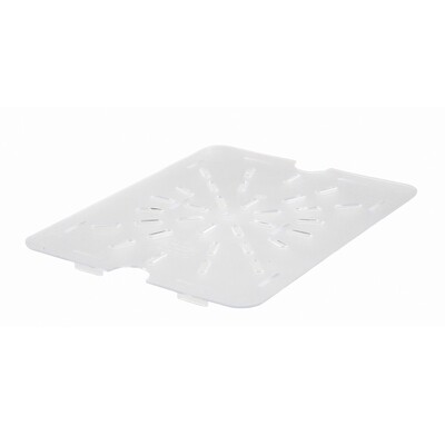 Winco SP72DS Poly-Ware™ Half Size Drain Shelf, Clear, Polycarbonate, 10-1/4" x 7-7/8"