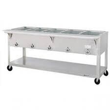 Duke EP305SW Portable Steam Table, Electric, 5 Wells, Hot Food Unit