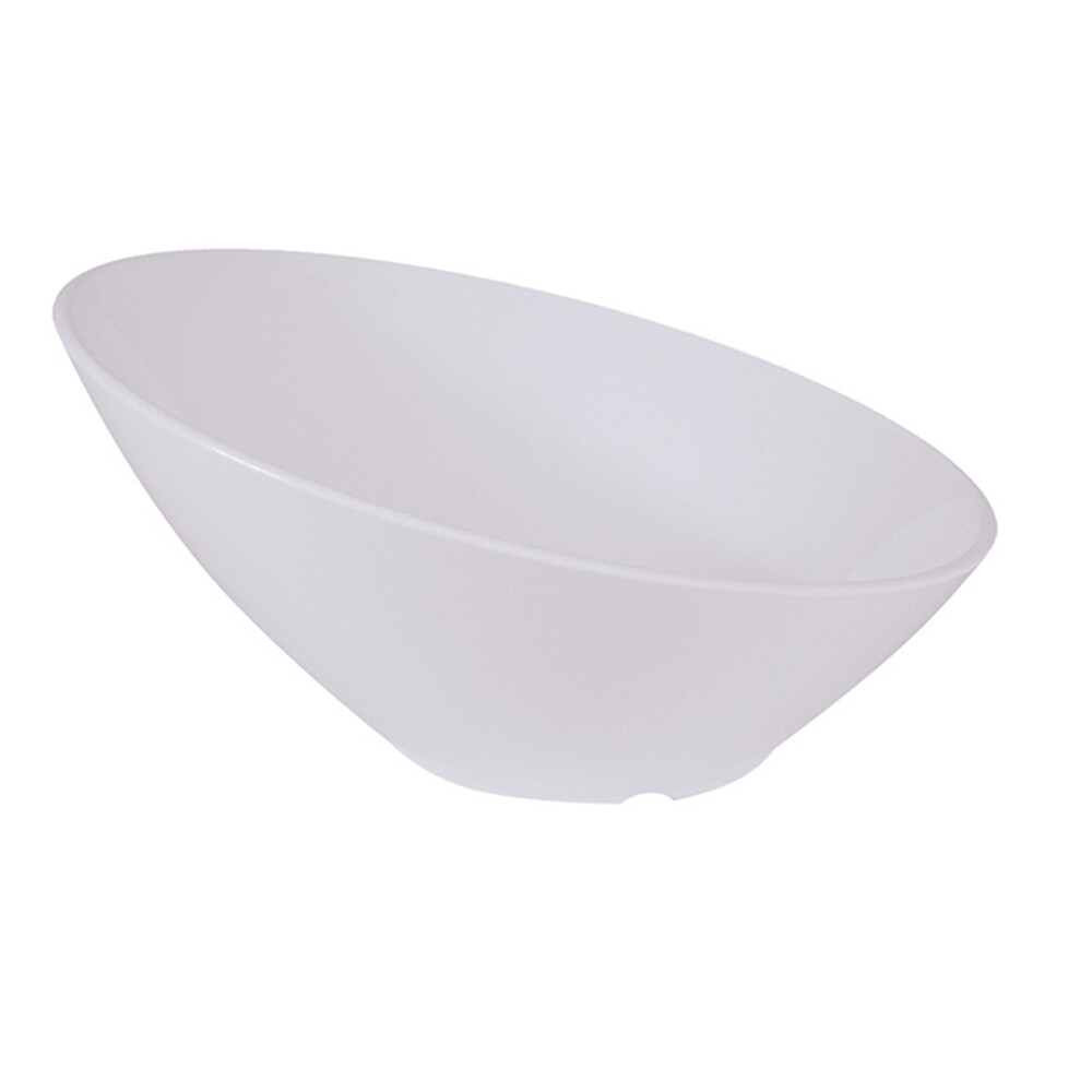 Thunder CR805W Bowl, 16 oz., 8-1/4&quot; dia. x 4-3/16&quot;H, cascading, break-resistant, dishwasher safe, melamine, Classic, white,