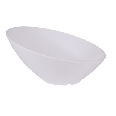 Thunder CR805W Bowl, 16 oz., 8-1/4" dia. x 4-3/16"H, cascading, break-resistant, dishwasher safe, melamine, Classic, white,