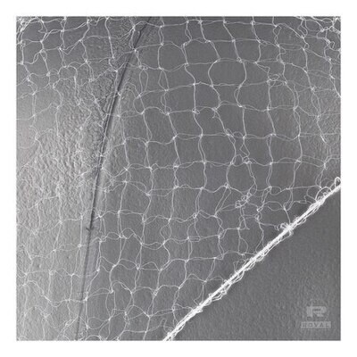 Royal Paper RPH144LTDB 24&quot; Black Lightweight Hairnet - 144/Box