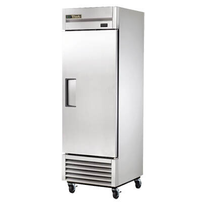 True Mfg. T-23-HC Reach-in Refrigerator, One-Section,  1 Stainless Steel Solid Door, Aluminum Sides
