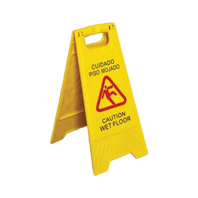 Royal Industries ROY WS CA Caution Sing, 25" H " Wet Floor", yellow plastic