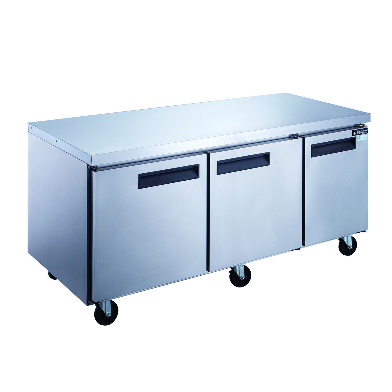 Dukers DUC72R Undercounter Reach-In Refrigerator, Three-Section