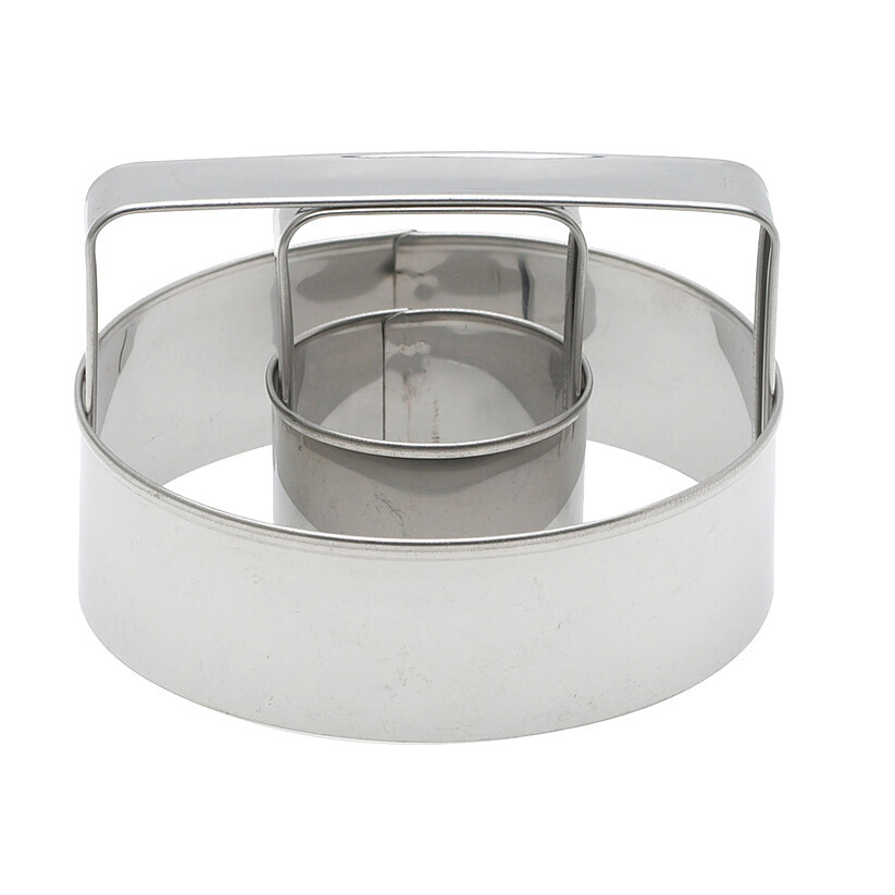 Harold Import 45871 Donut Cutter, 3&quot;, stainless steel