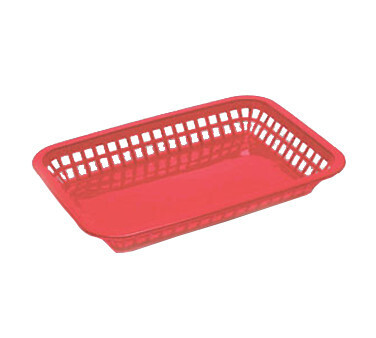 TableCraft 1079R Mas Grande Platter Basket, 11-3/4,&quot; Red