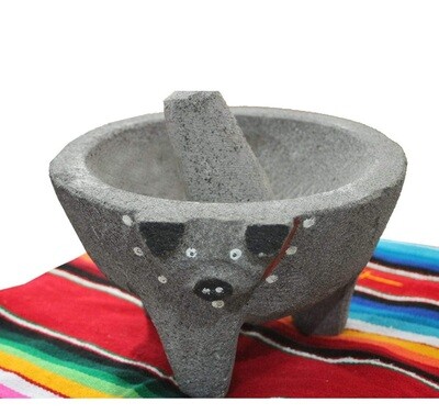 El Mestizo MOLCAJETE8 La Mejor - Molcajete Cabeza de Puerco No. 8
