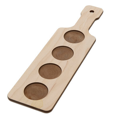 American MetalCraft FB154 Flight Board with Handle, Wood