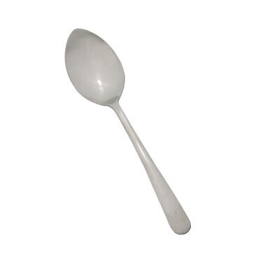 Winco 0012-03 Windsor Dinner Spoon, Stainless Steel, Medium Weight, Vibro Finish
