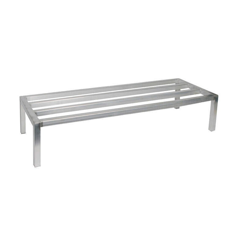 Winco ADRK-2060  Aluminum Dunnage Rack, Tubular, Welded Structure, Holds up to 1200 lbs., 20&quot; x 60&quot; x 12&quot;