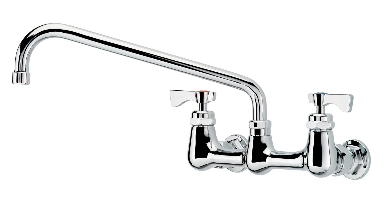 Krowne 14-814L Royal Series Faucet, Splash-Mounted, 8&quot; Centers, 14&quot; Swing Spout