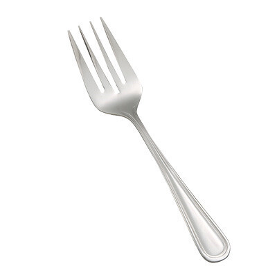 WINCO 0030-22 Cold Meat Fork, 8-1/2&quot;, 18/8 stainless steel, extra heavy weight, mirror finish, Shangarila