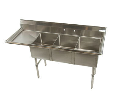 Klinger's Trading ECS3DL Economy Sink, Three Compartment