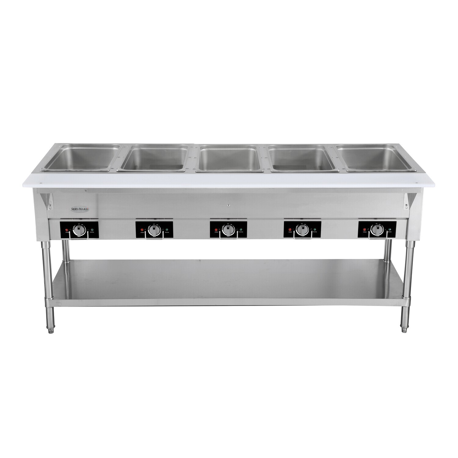 Serv-Ware EST5-2 Hot Food Table, Electric, 72-3/10&quot;W x 29-1/2&quot;D