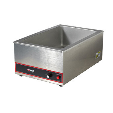 Winco FWS500  Food Warmer, electric, 22-1/2&quot;W x 14-5/8&quot;D x 9-3/8&quot;H, countertop