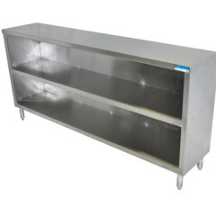Klinger&#39;s Trading DC-1548 Dish Cabinet, Open Base, 48&quot; W x 15&quot; D  x 35&quot; H