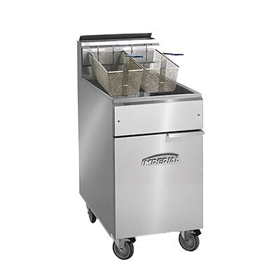 Imperial IFS-75 Floor Model Fryer, Gas, 75 lb