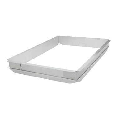 Winco AXPE-4 Sheet Pan Extender, qt.er size, 9-1/2" x 13" x 2", flat top edges, aluminum