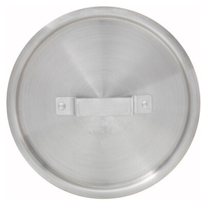 Winco ASP-3C Cover, 9&quot; dia., fits ASP-3, round, with handle, aluminum