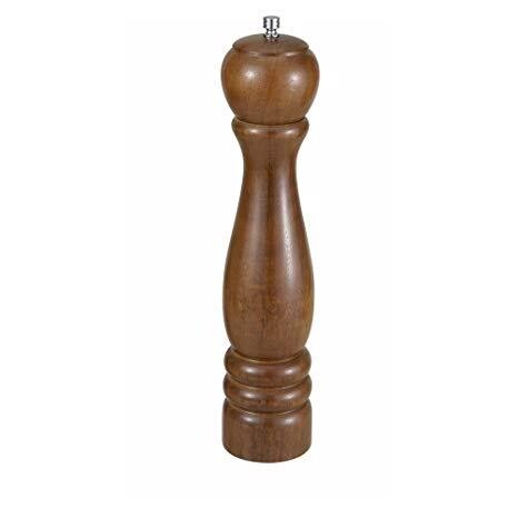Winco WPM-12  Pepper Mill, Rubberwood, 12&quot;H