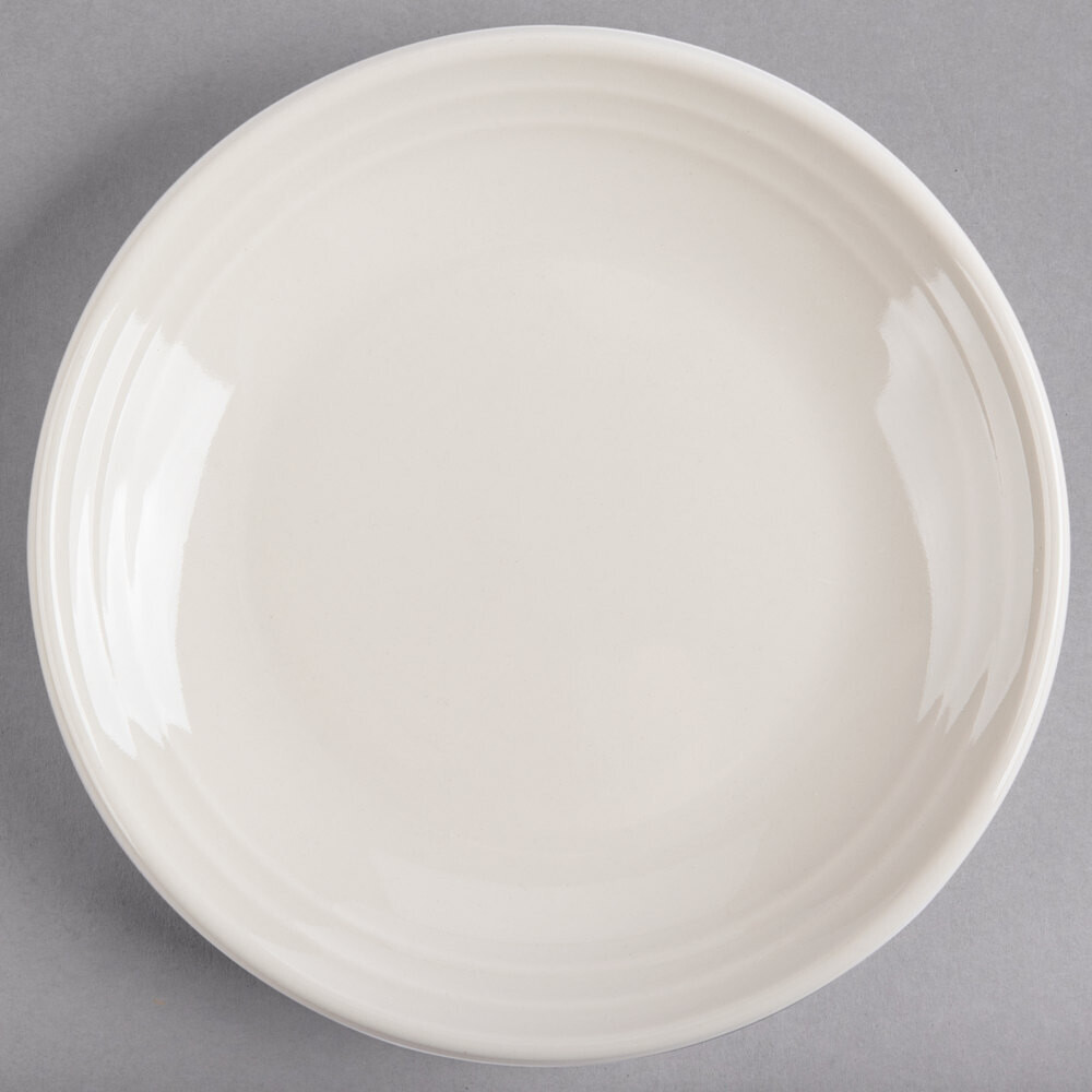 Homer Laughlin 10449200 FlipSide Oil Dish, White, 5&quot;, Round - 3 Dozen