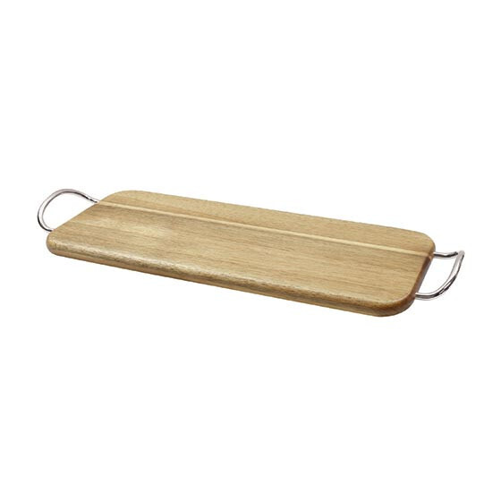 TableCraft Cash &amp; Carry ACAMR2007 Acacia Display Board, Rectangular, 17&quot; x 7&quot; x 0.5&quot;